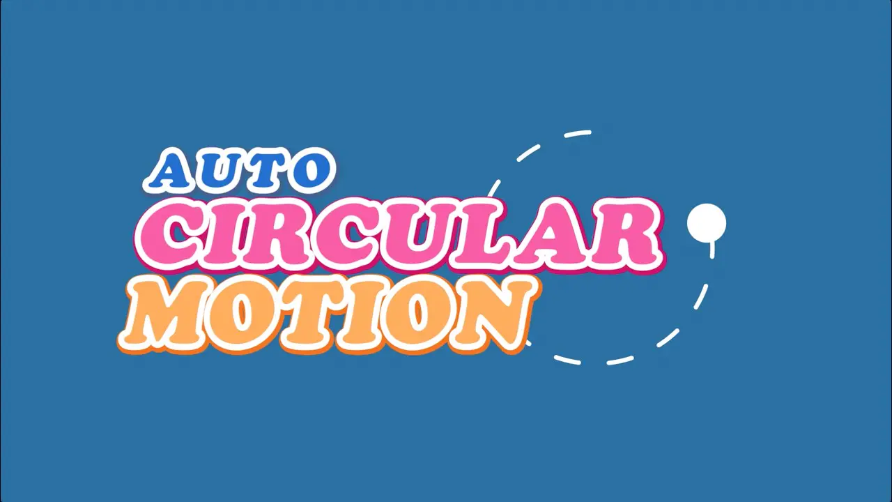 AE插件：Aescripts AutoCircularMotion v1.05 创建和编辑圆形运动效果 Win/Mac