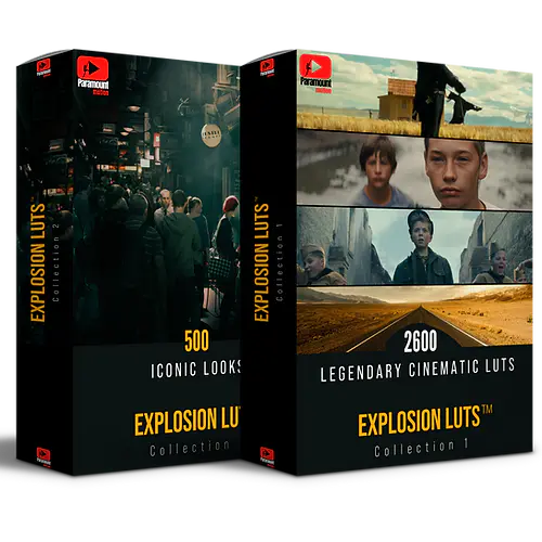 Paramount Motion EXPLOSION™ Cinematic LUTs Collection 1&2 3100+个LUT模仿专业摄影师
