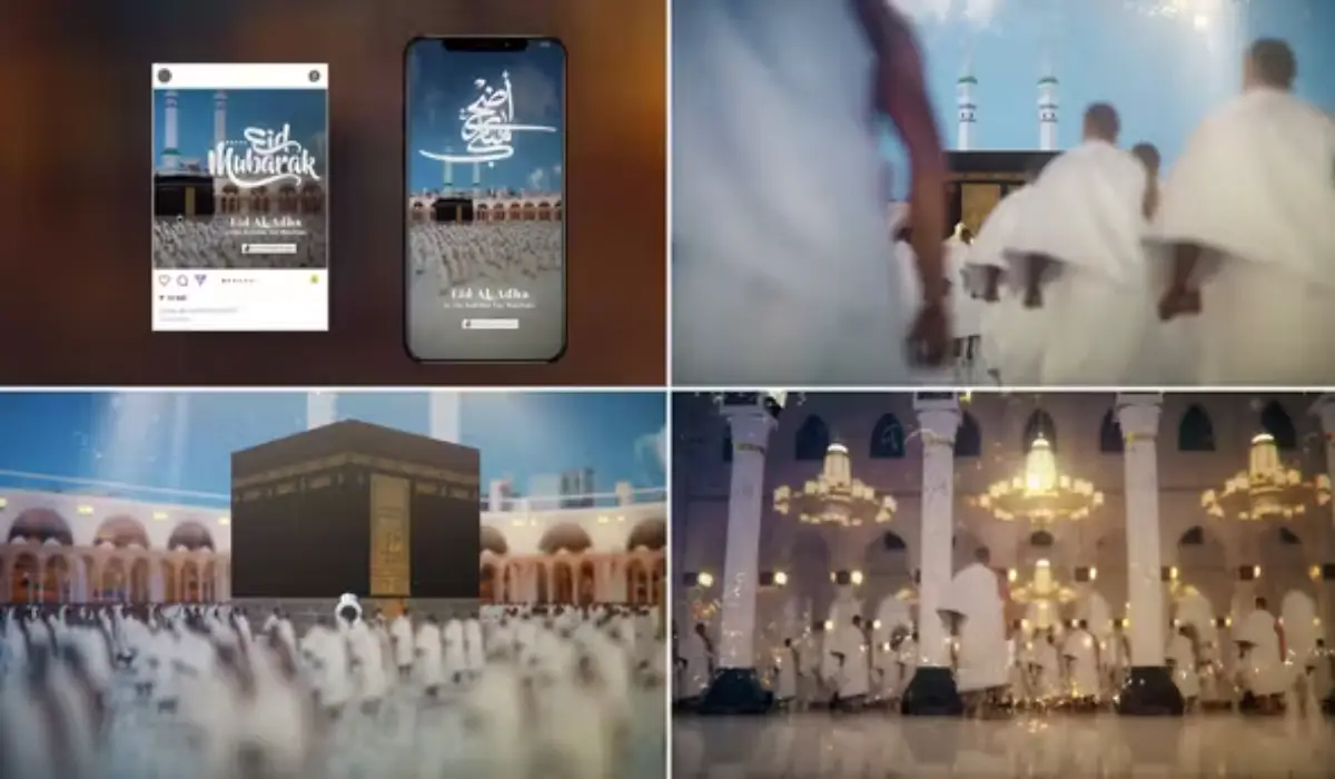 AE模板：Videohive HAJJ & EID OPENER 4 伊斯兰教开斋节假期祝福揭示预告片