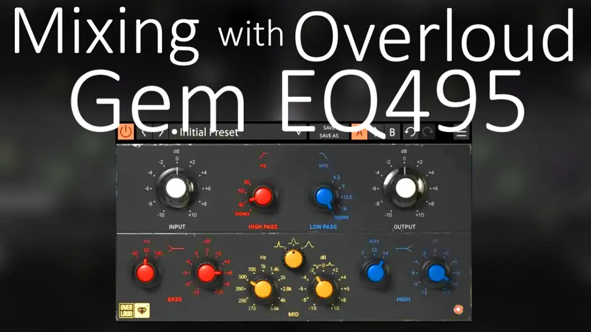 Overloud Gem EQ495 1.2.5 mac 超级音乐均衡器插件