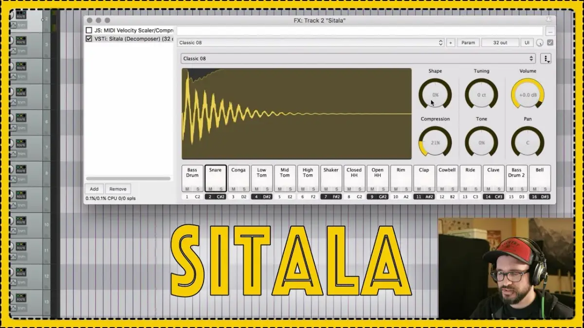 deComposer Sitala v2.0.0 鼓采样器插件