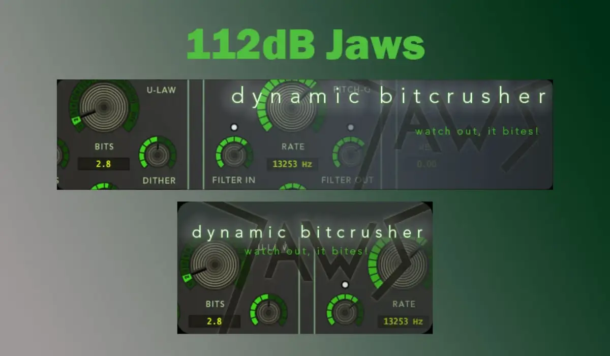 112dB Jaws v1.0.3 动态位破碎效果音频插件