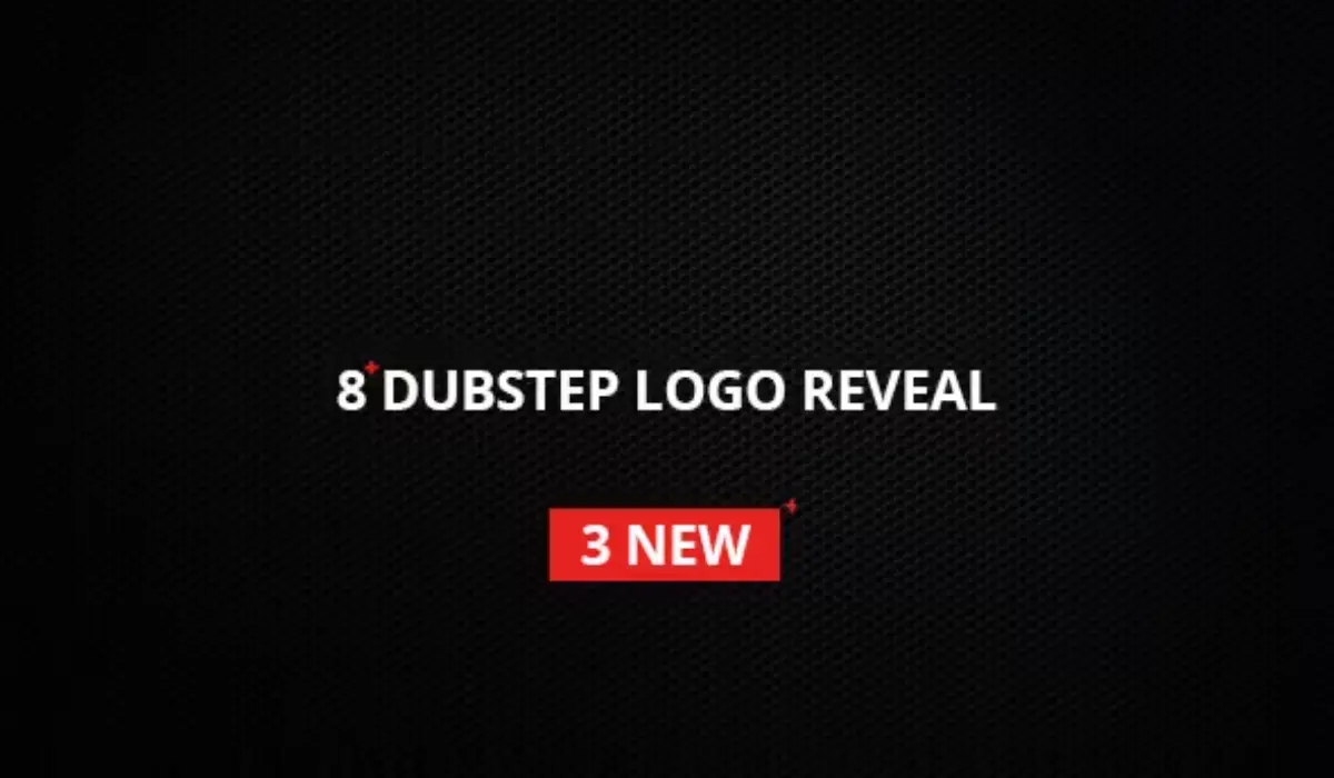 Videohive – Dubstep Logo Reveal 标志媒体DJ抽象故障效果