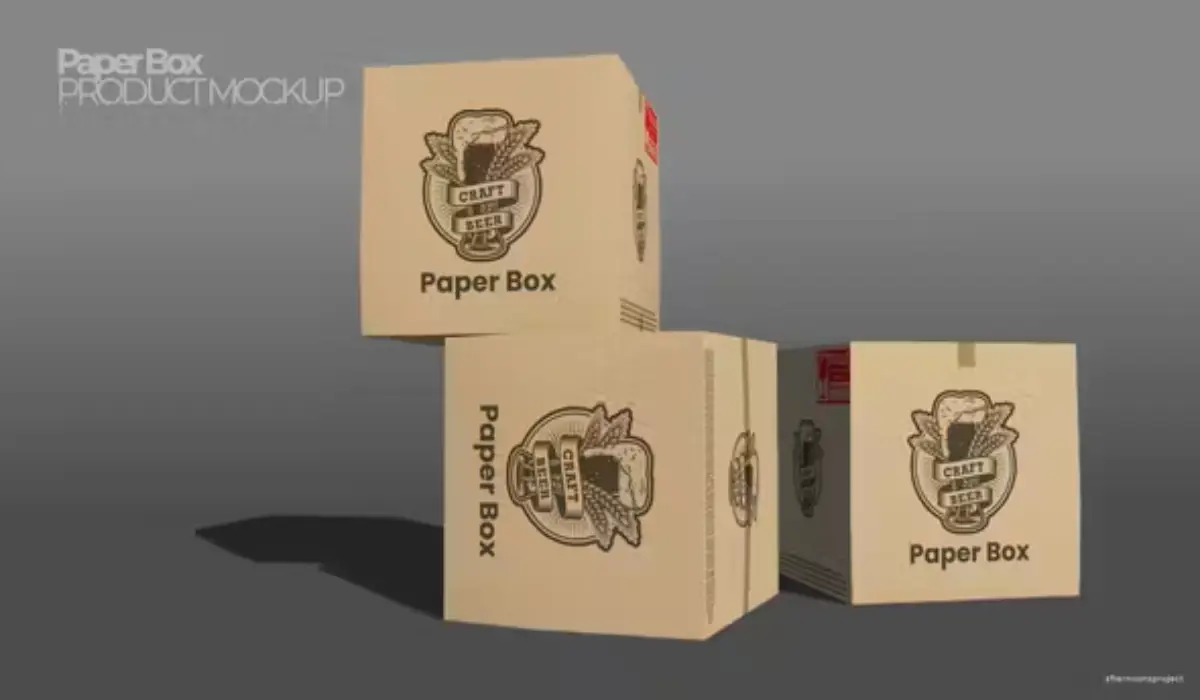 Videohive Paper Box Opener 模拟纸盒展开效果