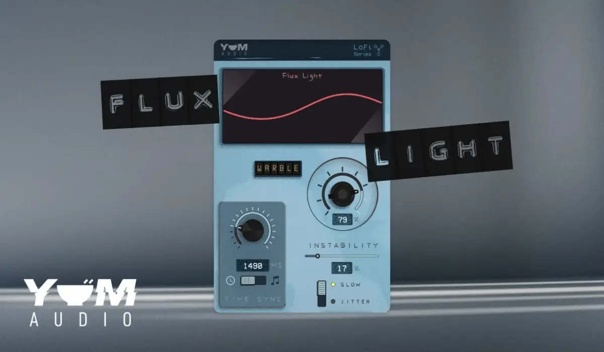 Yum Audio LoFi Flux Light v1.5.5 模拟磁带颤音效果音频插件