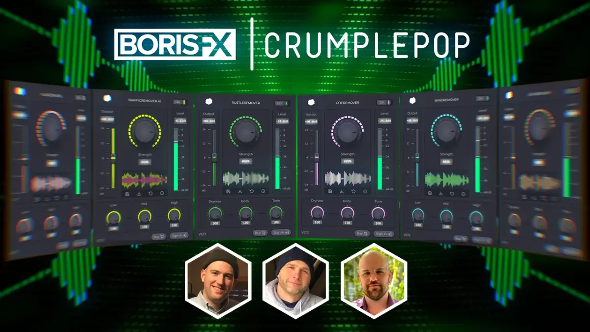 Boris FX CrumplePop Complete 2024.0.3 AI音频插件工具套装