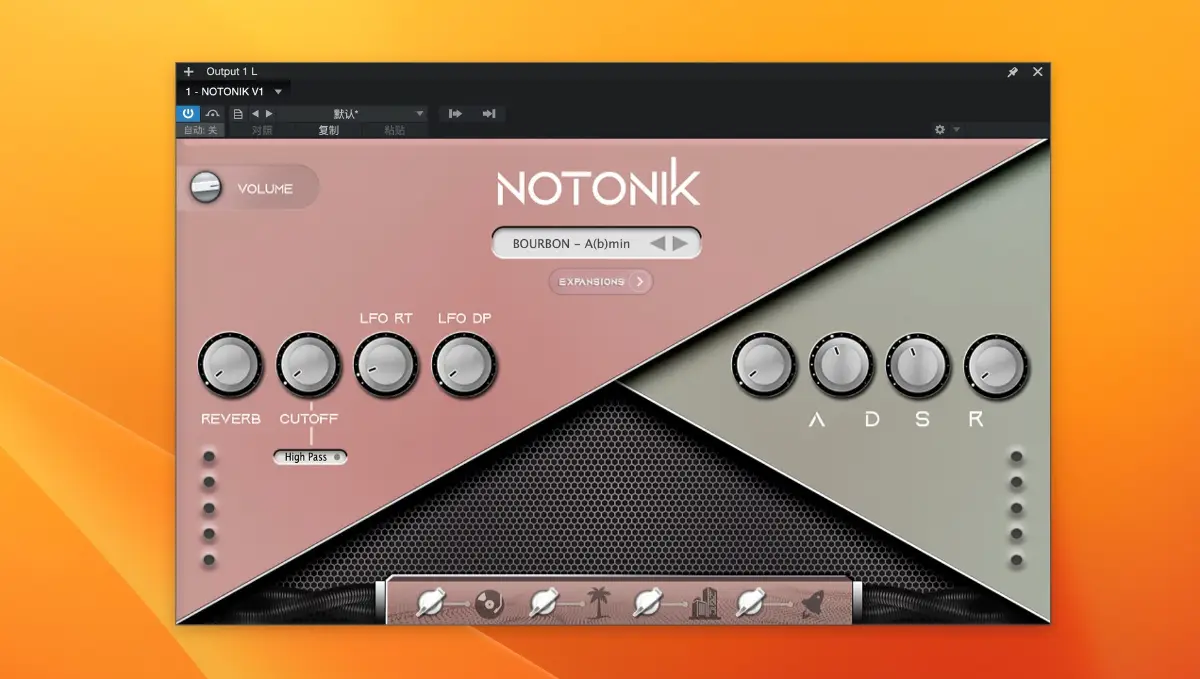 Notonik-VST NOTONIK V1 v1.5 mac 制作精美和弦声音插件