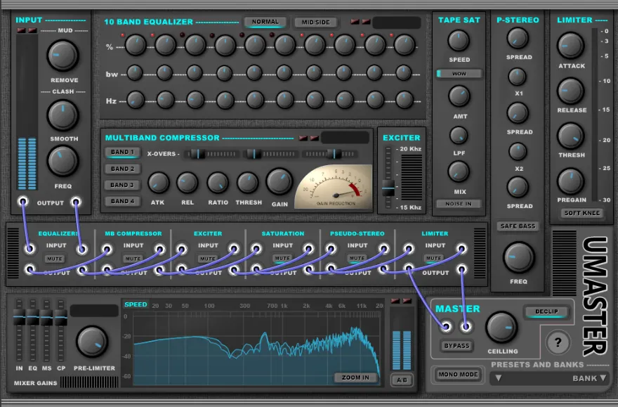 Psytrance Plugins UMaster v1.0 母带机架音频插件