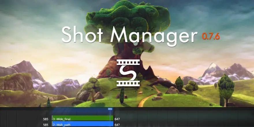 Blender Shot Manager Pro V0.7.7 摄像机镜头区间设置插件