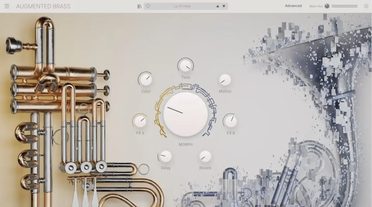 Arturia Augmented BRASS v1.0.0 M1 mac 铜管乐器样本效果和控件