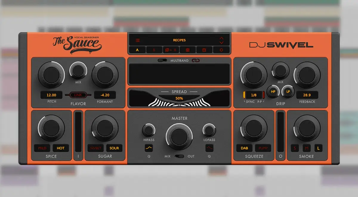 Dj Swivel The Sauce v1.3.0 mac 创意声乐处理音频插件