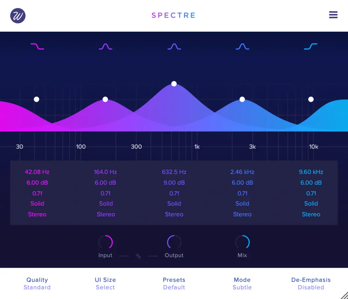 Wavesfactory Spectre v1.5.6 增强器和图形参数均衡器插件