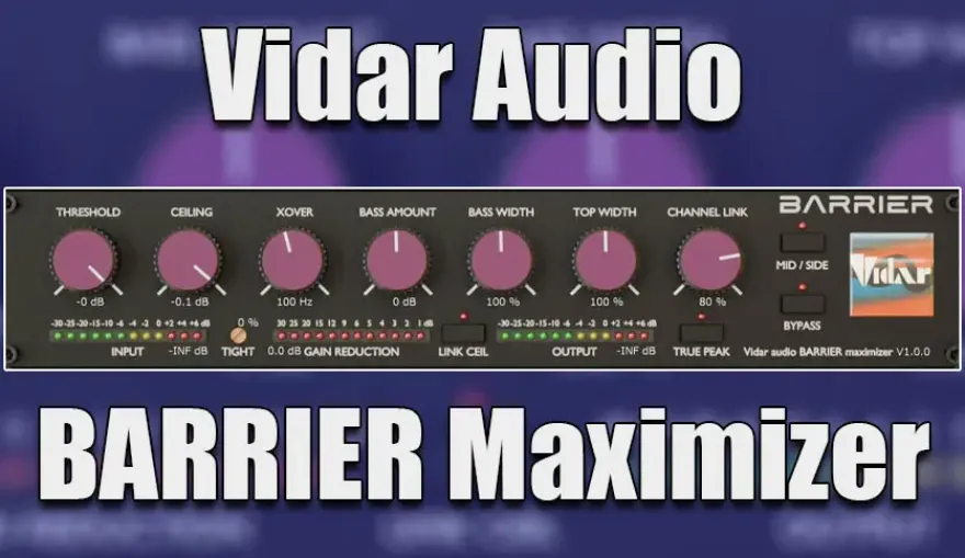 Vidar Audio BARRIER Maximizer v2.6.0 低音交叉频率插件