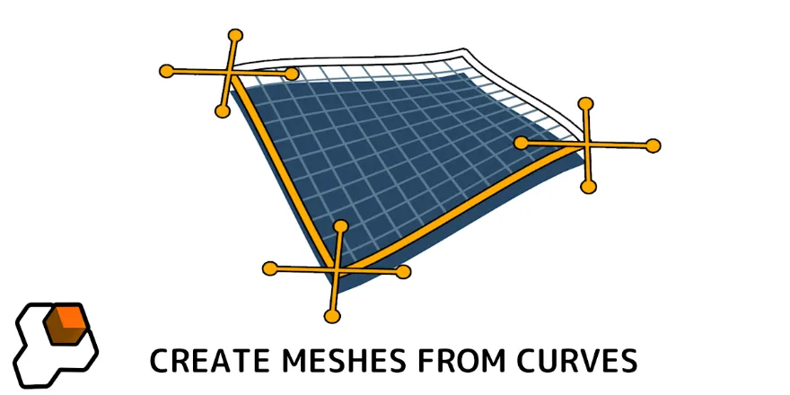 Blender Curves To Mesh v2.6 线条生成面片插件