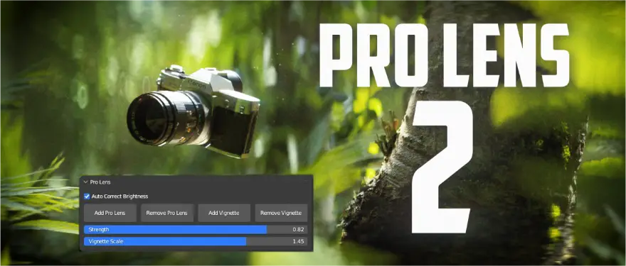 Blender Pro Lens v2 真实镜头背景虚焦插件