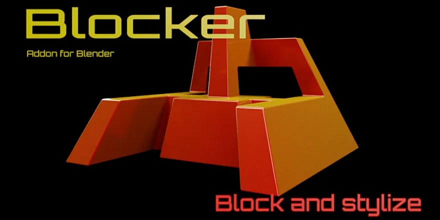 Blender Blocker v0.1.7 模型约束控制插件