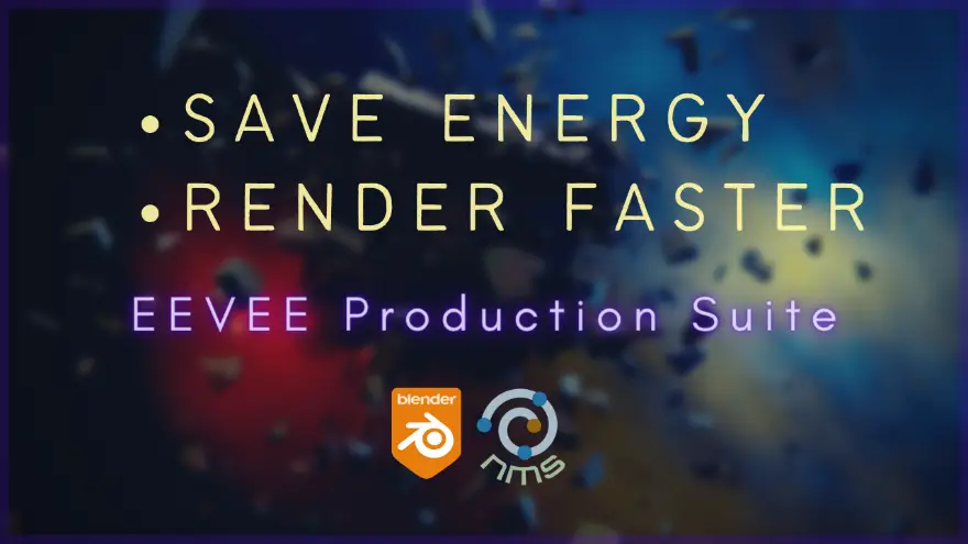 Blender Eevee Production Suite 165种材料EEVEE场景灯光材质效果