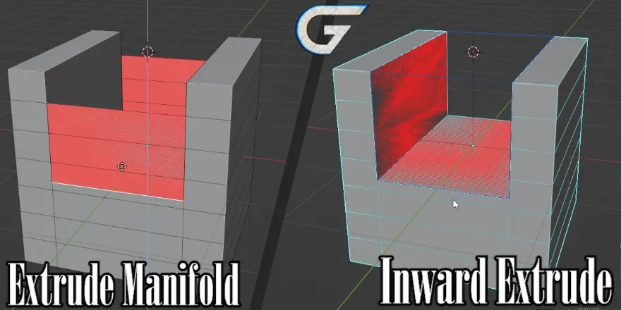 Blender Inward Extrude v1.0.2 模型内挤出插件