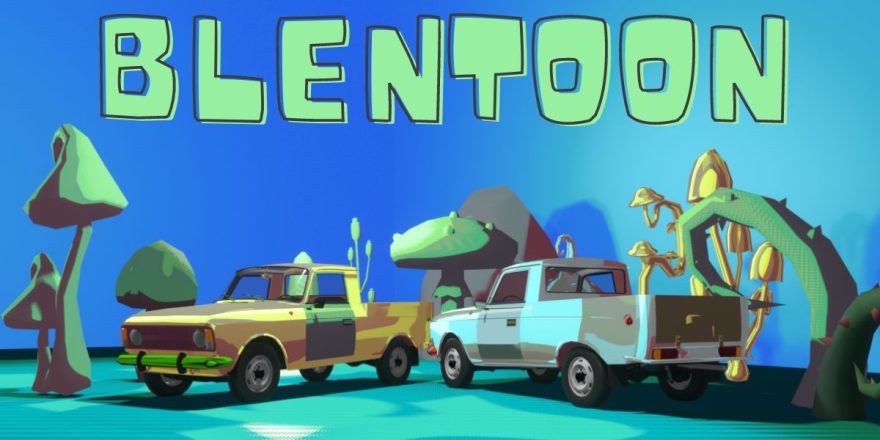 Blender Blentoon Addon v1.0.0 创建卡通漫画渲染或动画插件