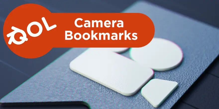 Blender Qol Tools Camera Bookmarks v1.5.0 摄像机位置书签记录插件