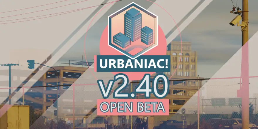 Blender Urbaniac! City Asset Pack v2.5.0  +180新街道/视觉效果/模型