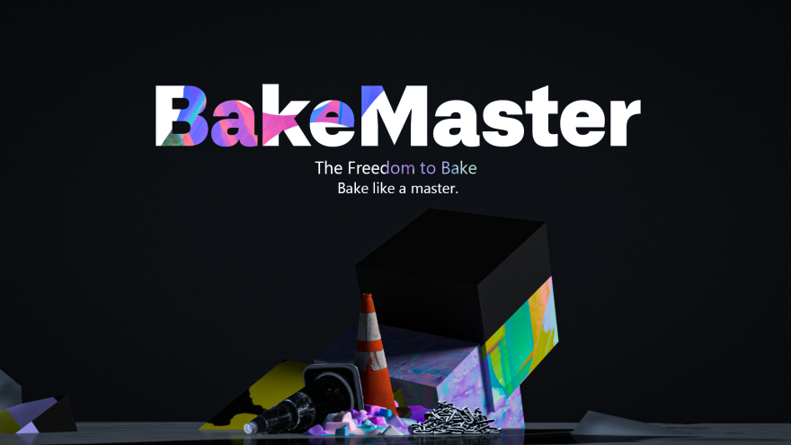 Blender Bakemaster v2.5.2 UDIM贴图烘焙插件