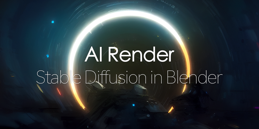 Blender Ai Render - Stable Diffusion In Blender v0.6.6 AI场景渲染插件