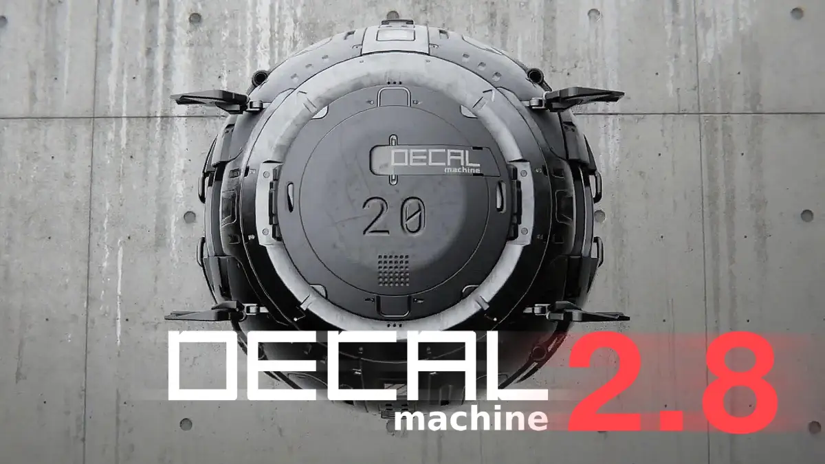 Blender DECALmachine v2.10.0 贴花机插件