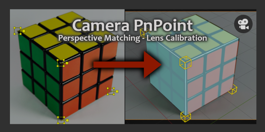 Blender Camera PnPoint v0.0.5 3D摄像机点投射插件