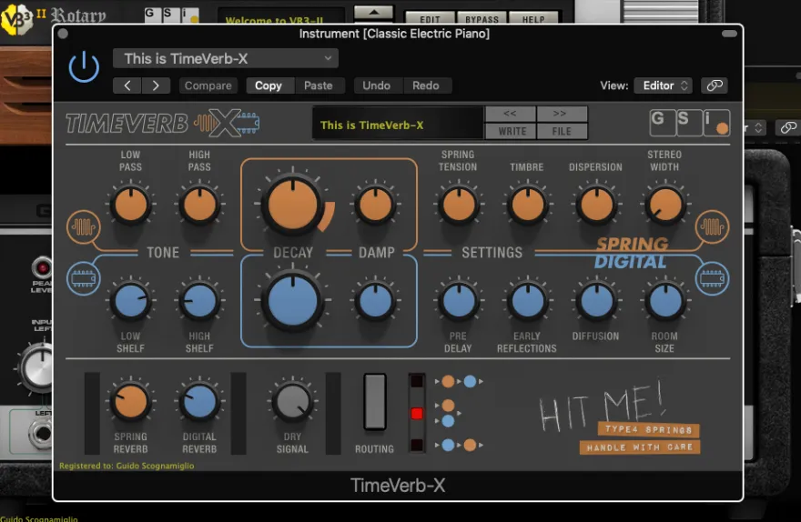 Genuine Soundware TimeVerb-X v1.0.1 数字弹簧混响插件