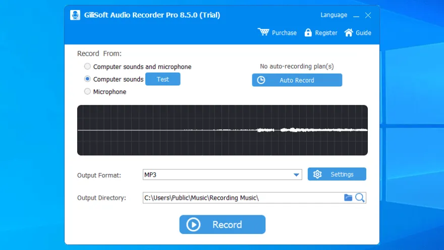 GiliSoft Audio Recorder Pro v12.0 功能强大录音软件