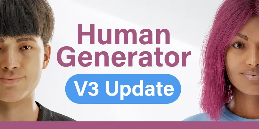 Blender Human Generator v4.0.18 人体模型生成插件