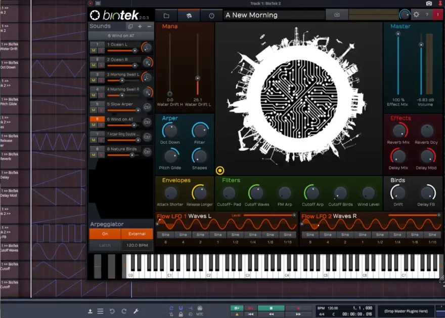 Tracktion Software BioTek 2 v2.3.3 强大虚拟乐器软件