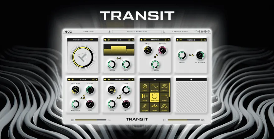 BABY Audio Transit v1.2.0 静态混音过渡 FX插件