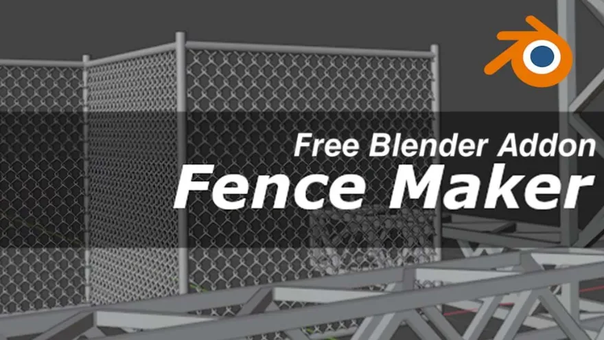 Blender Fence Maker 围栏/栅栏制造插件