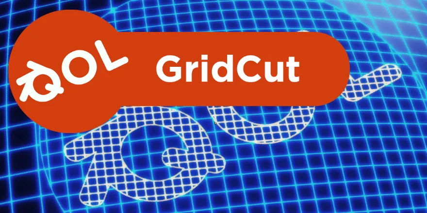 Blender Qol Gridcut v2.1.3 增加模型网格精度插件