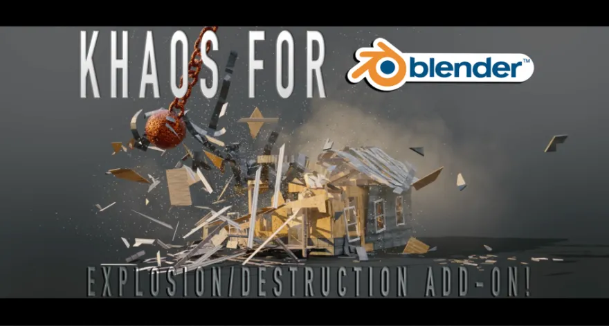 Blender Khaos – Ultimate Explosion Destruction 破碎爆炸特效插件