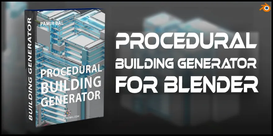 Blender Procedural Building Generator v2.0 程序化建筑楼房生成插件