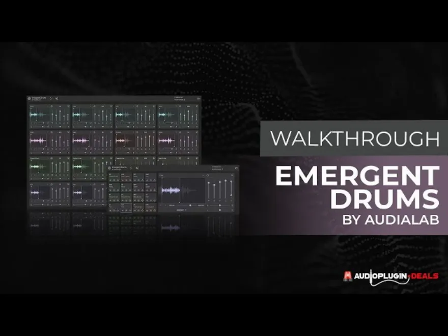 Audialab Emergent Drums v2.0.2  AI创建无数鼓样本插件