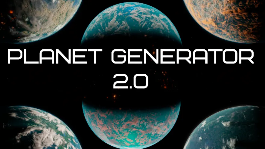 Blender Planet Generator v1.0 3D星球生成插件