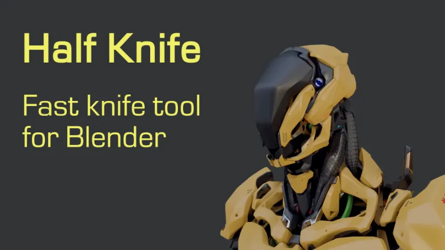 Blender Half Knife v1.3.2 快速切割插件