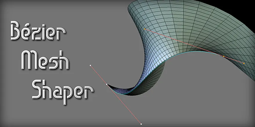 Blender Bezier Mesh Shaper 贝塞尔建模插件