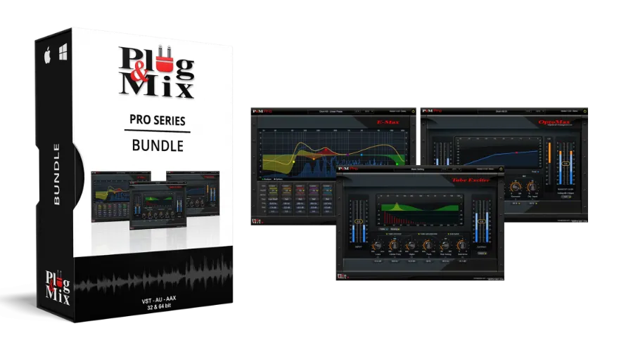 Plug And Mix PRO Series v1.0.2.1 3个音频插件包