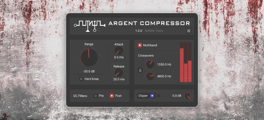 Nimble Tools Argent Compressor v1.2.0 混响音频压缩器