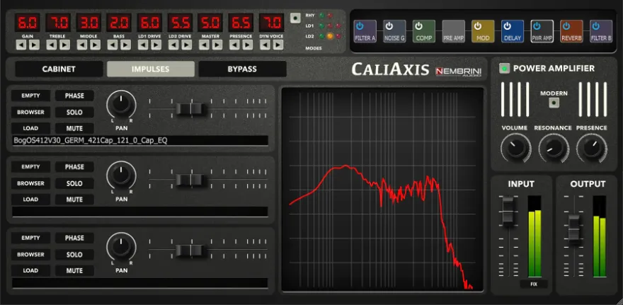 Nembrini Audio Cali Axis v1.0.0 全电子管吉他放大器