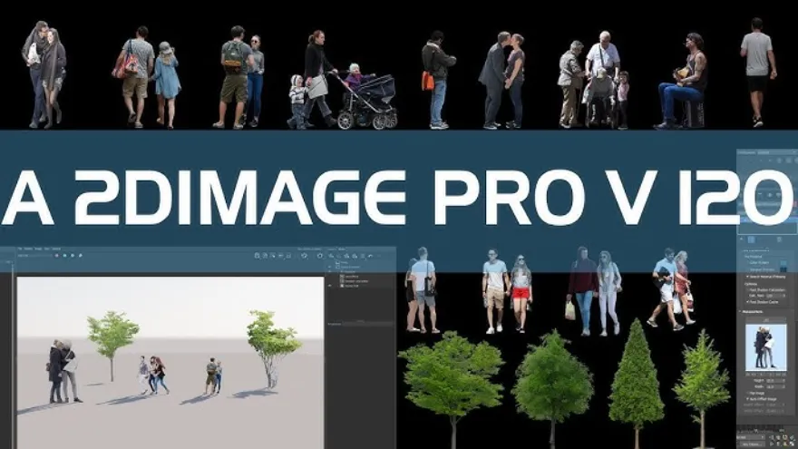 AvizStudioTools A2Dimage v1.21 for 3ds Max 2018-2024 自动生成阴影插件