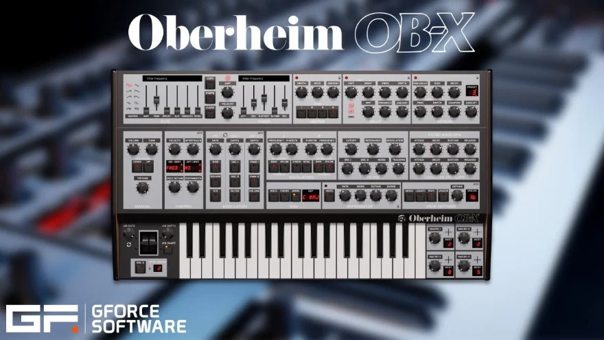 GForce Oberheim OB-X v1.0.1 复音合成器