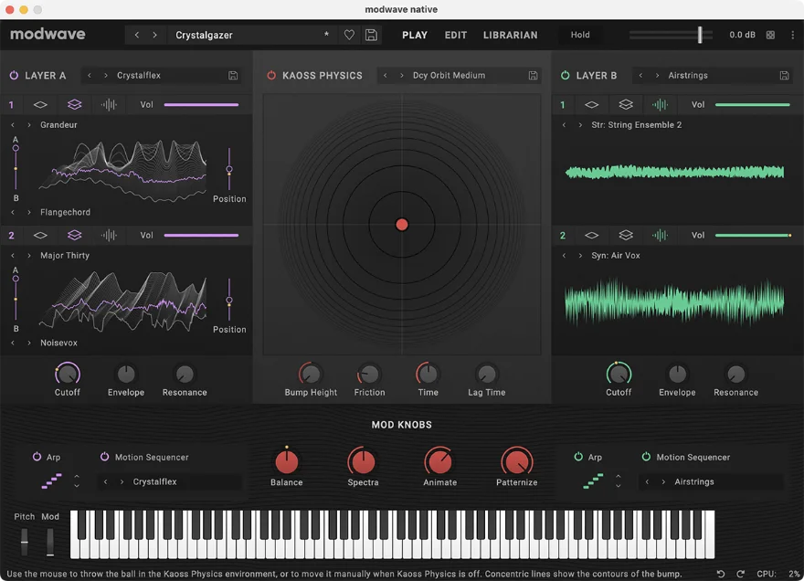 KORG Modwave Native v1.2.7 全数字波表合成器