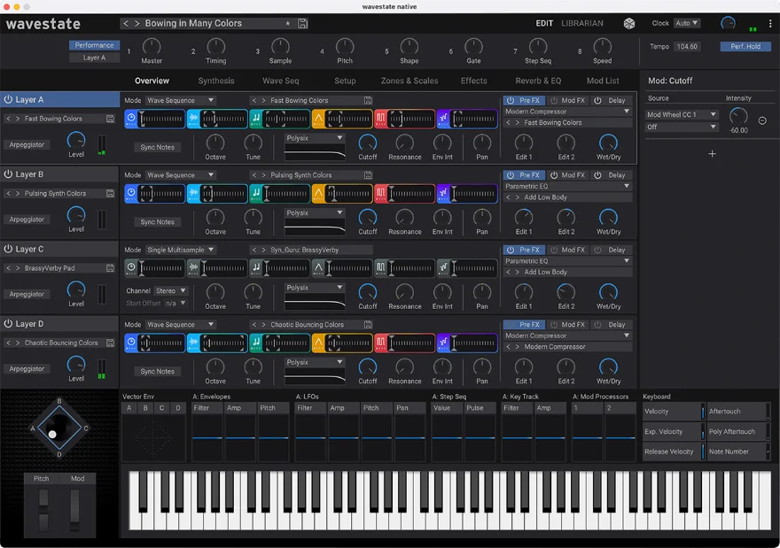 KORG Wavestate Native v1.3.7 全系列数字合成器