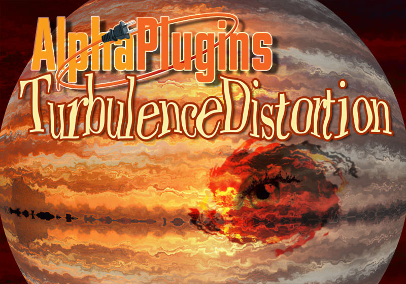 AlphaPlugins TurbulenceDistortion v1.1 湍流失真效果PS插件